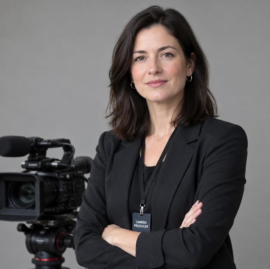Professional woman with dark hair in a blazer